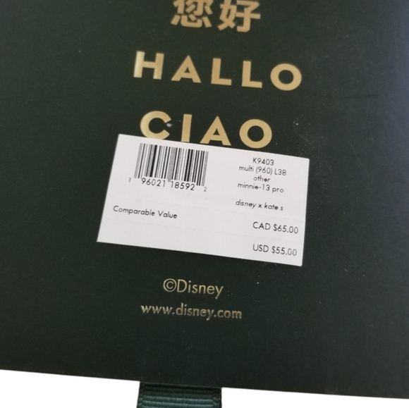 KATE SPADE X DISNEY Minnie Mouse iPhone 13 PRO Liquid Phone Case New Open Box - Picture 6 of 8